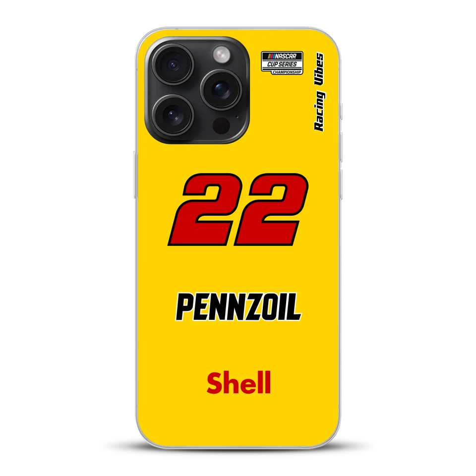 Nascar Joey Logano Champion 2024 Livery - Custodia per cellulare personalizzata per iPhone