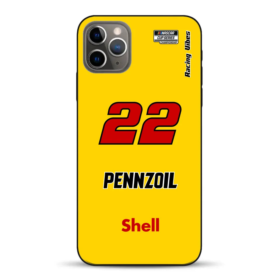 Nascar Joey Logano Champion 2024 Livery - Individuelle Handyhülle für iPhone