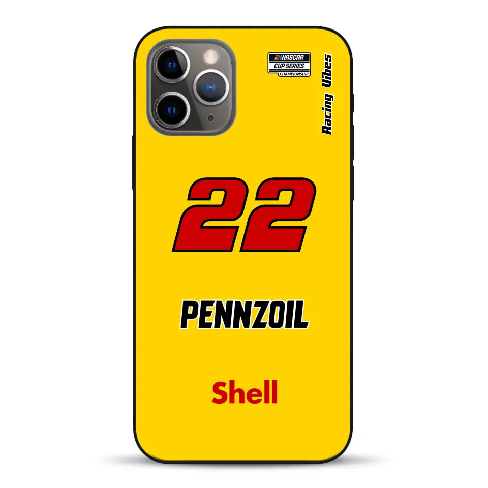 Nascar Joey Logano Champion 2024 Livery - Custodia per cellulare personalizzata per iPhone