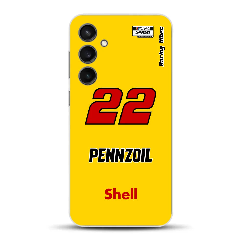 Nascar Joey Logano Champion 2024 Livery - Custodia per cellulare personalizzata per Samsung