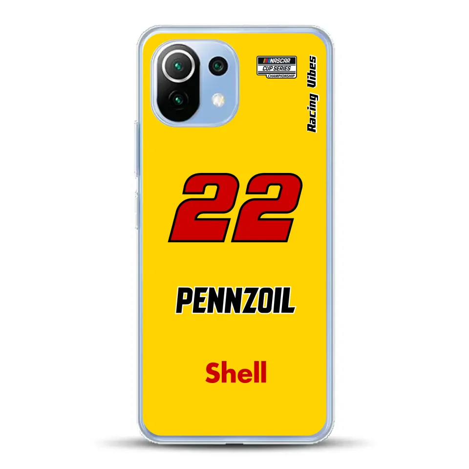 Nascar Joey Logano Champion 2024 Livery - Custodia per cellulare personalizzata per Xiaomi