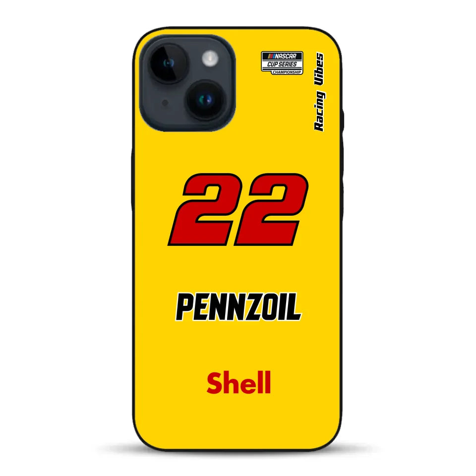 Nascar Joey Logano Champion 2024 Livery - Custodia per cellulare personalizzata per iPhone