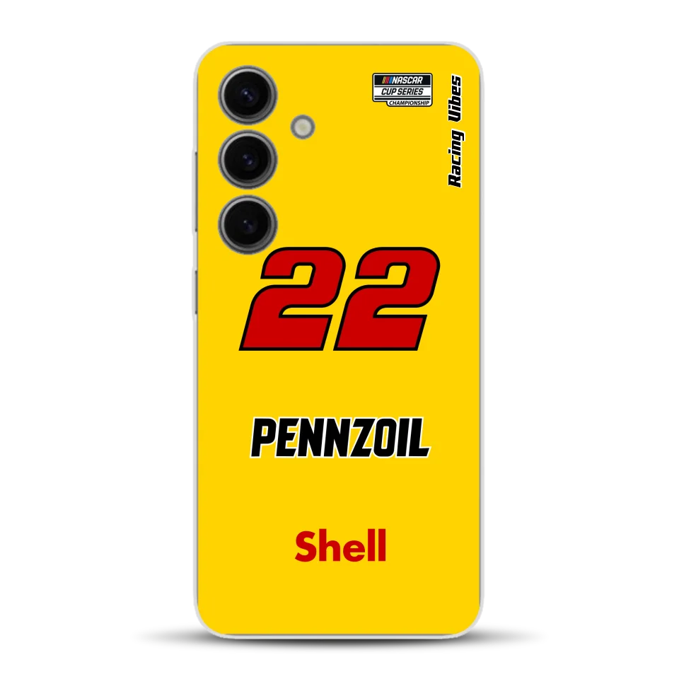 Nascar Joey Logano Champion 2024 Livery - Custodia per cellulare personalizzata per Samsung
