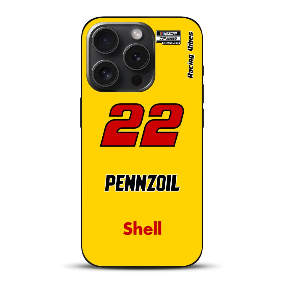 Nascar Joey Logano Champion 2024 Livery - Custodia per cellulare personalizzata per iPhone