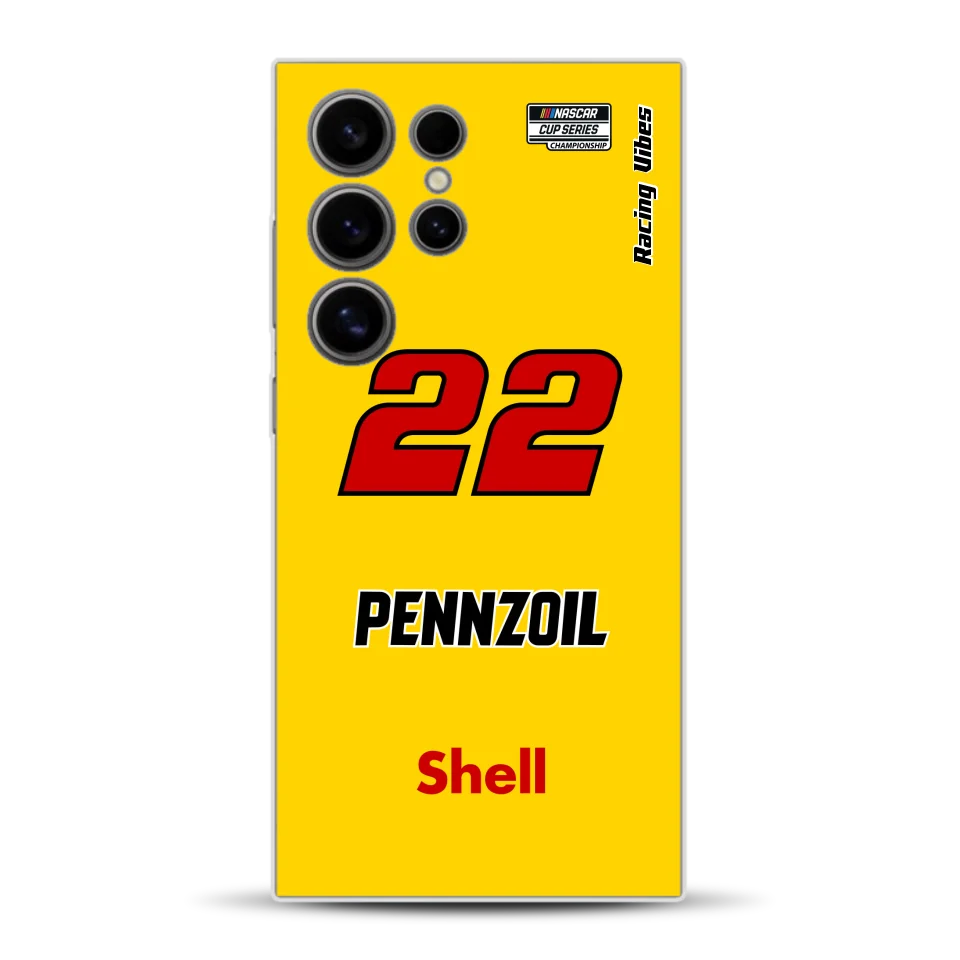 Nascar Joey Logano Champion 2024 Livery - Custodia per cellulare personalizzata per Samsung