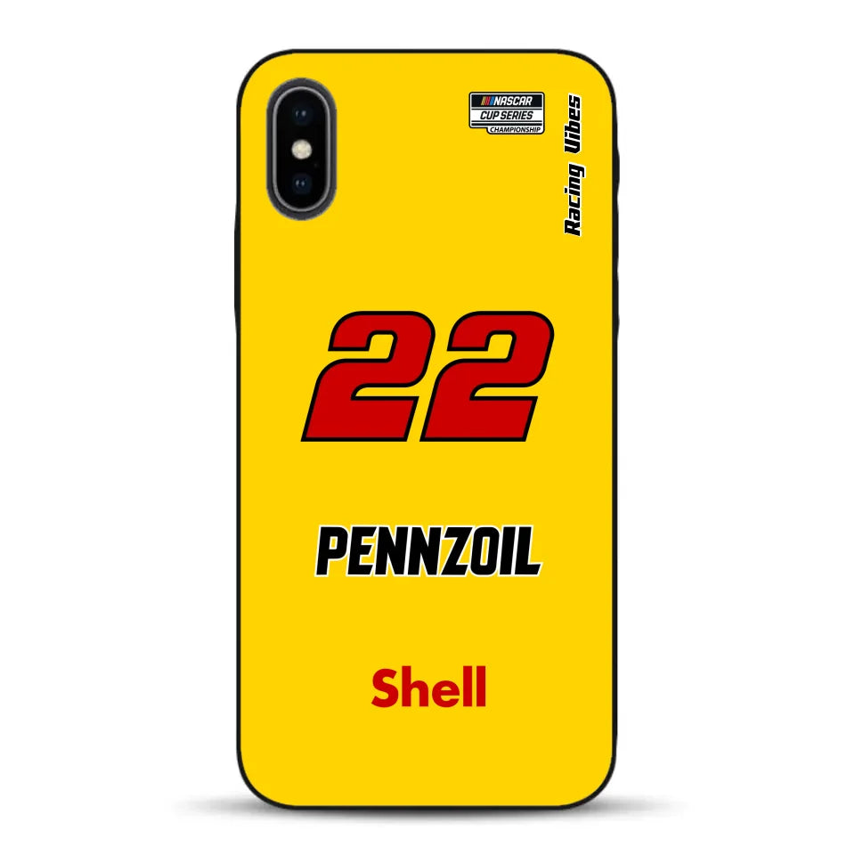 Nascar Joey Logano Champion 2024 Livery - Custodia per cellulare personalizzata per iPhone