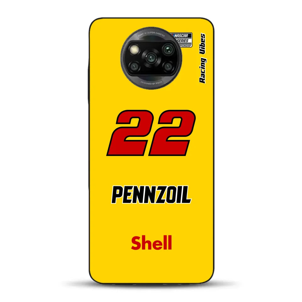 Nascar Joey Logano Champion 2024 Livery - Custodia per cellulare personalizzata per Xiaomi