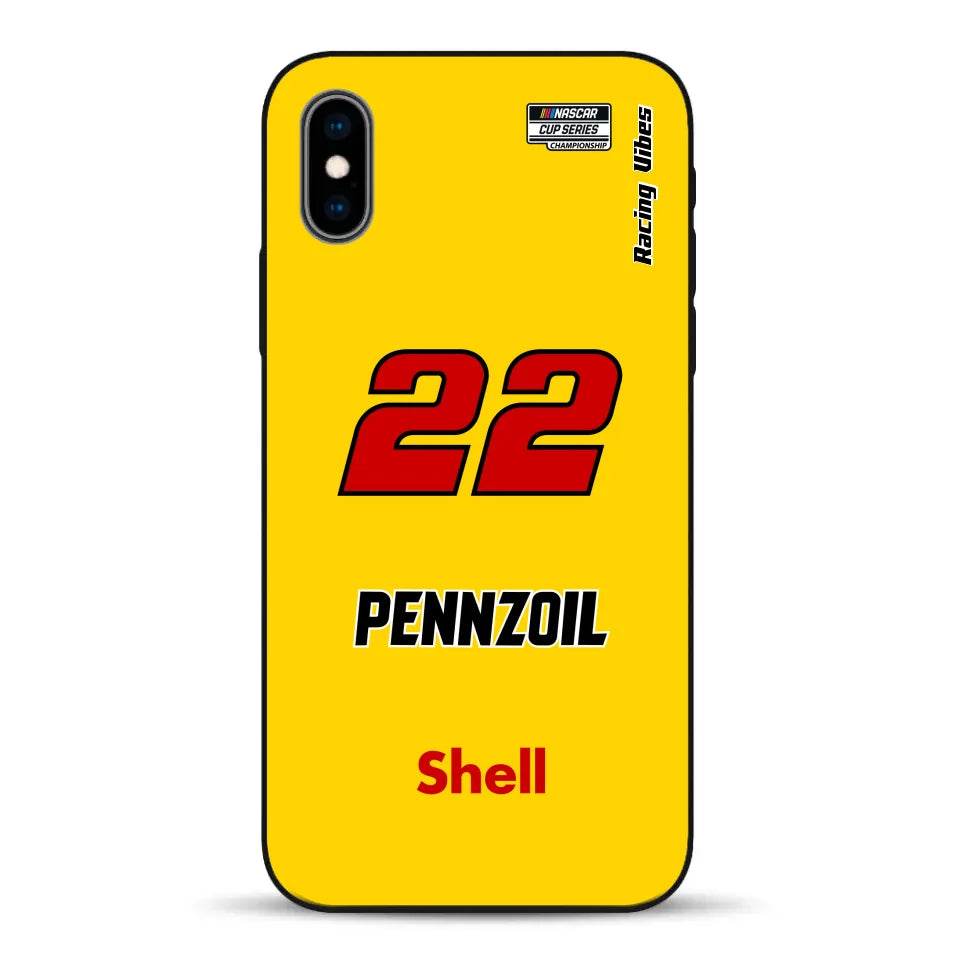 Nascar Joey Logano Champion 2024 Livery - Custodia per cellulare personalizzata per iPhone