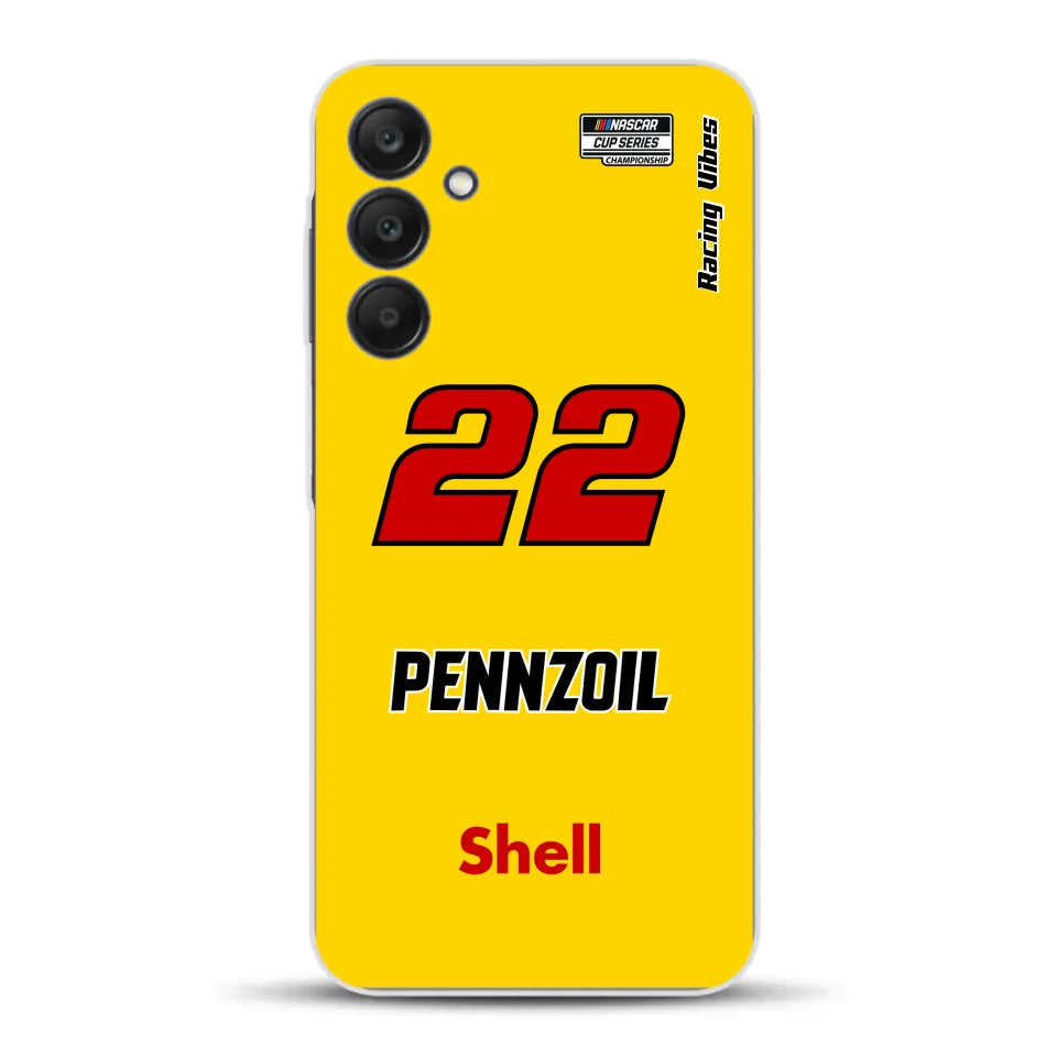 Nascar Joey Logano Champion 2024 Livery - Custodia per cellulare personalizzata per Samsung