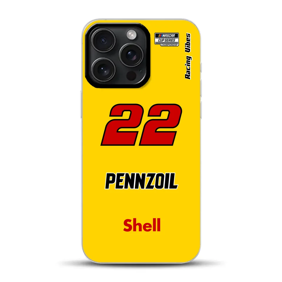 Nascar Joey Logano Champion 2024 Livery - Custodia per cellulare personalizzata per iPhone