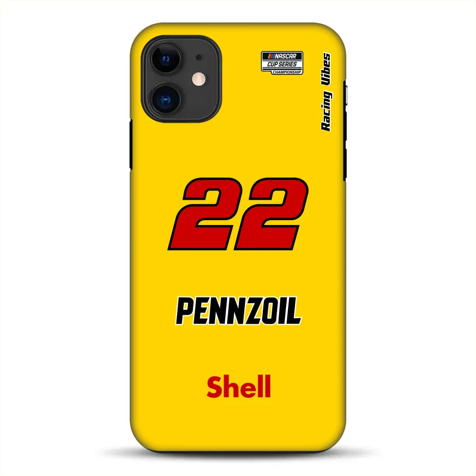 Nascar Joey Logano Champion 2024 Livery – Custom Premium Case for iPhone