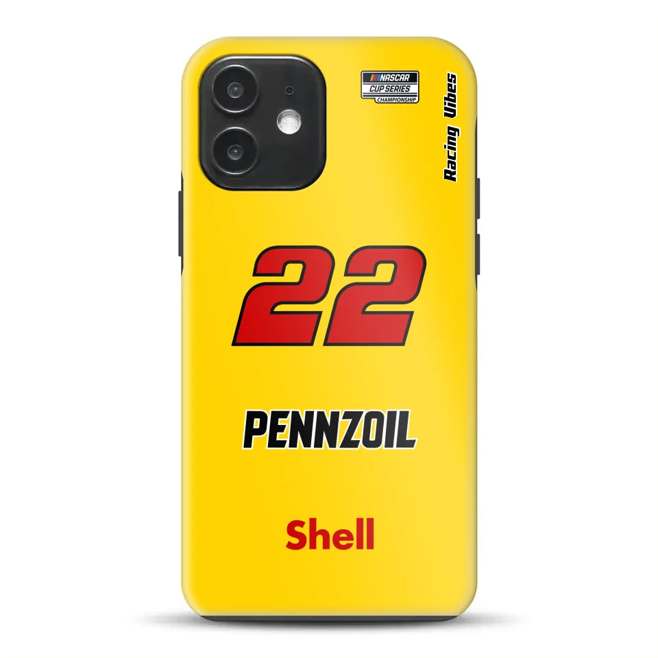 Nascar Joey Logano Champion 2024 Livery - Individuelle Premium Hülle für iPhone