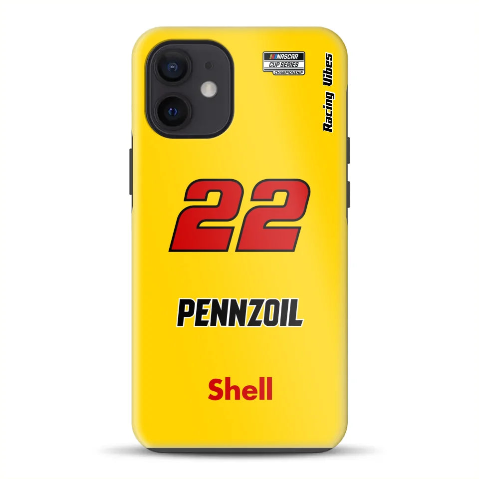 Nascar Joey Logano Champion 2024 Livery - Individuelle Premium Hülle für iPhone