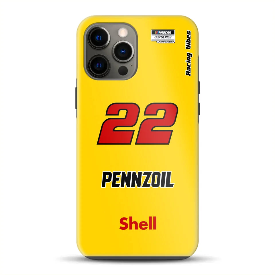 Nascar Joey Logano Champion 2024 Livery - Individuelle Premium Hülle für iPhone