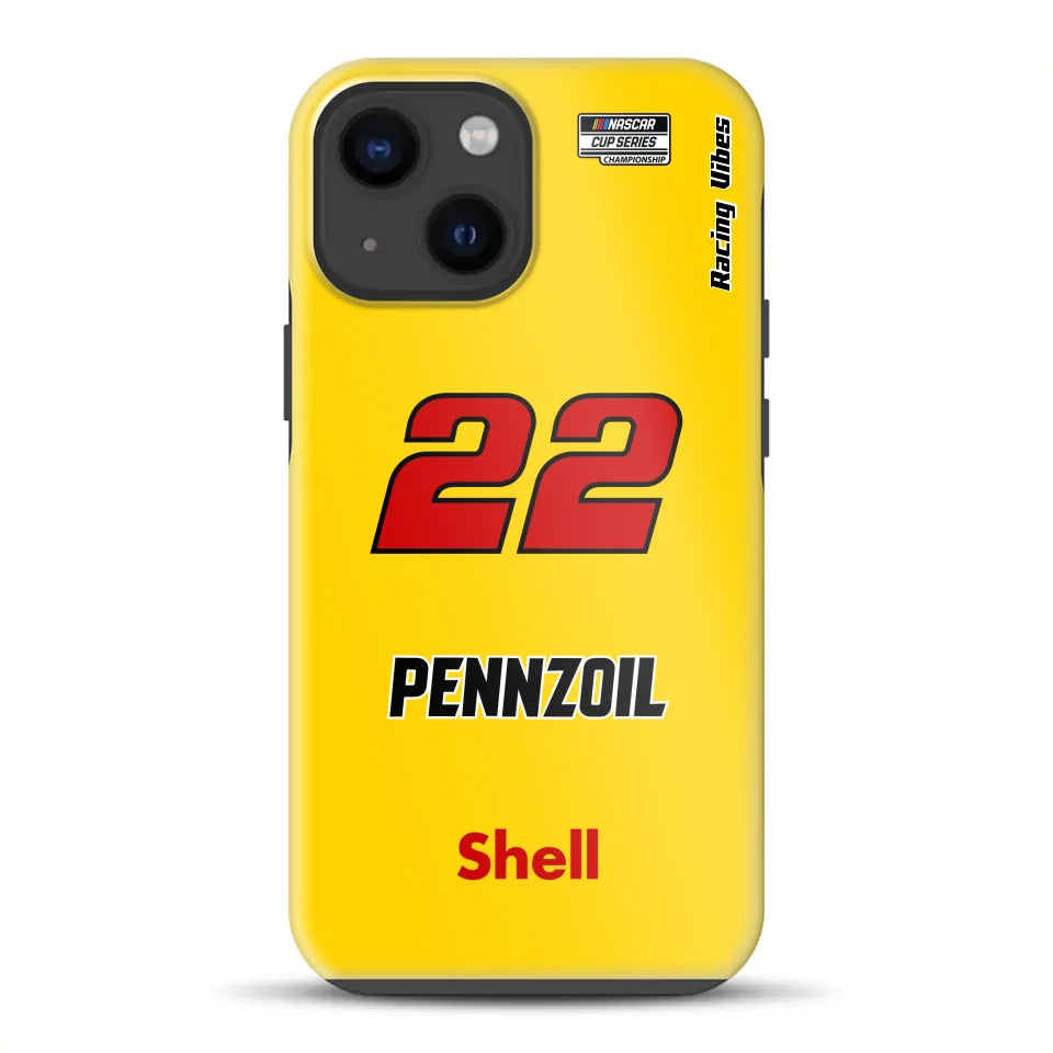 Nascar Joey Logano Champion 2024 Livery - Individuelle Premium Hülle für iPhone