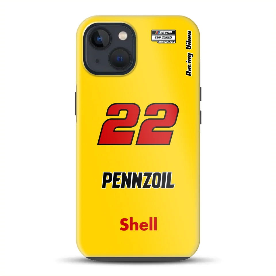 Nascar Joey Logano Champion 2024 Livery - Individuelle Premium Hülle für iPhone