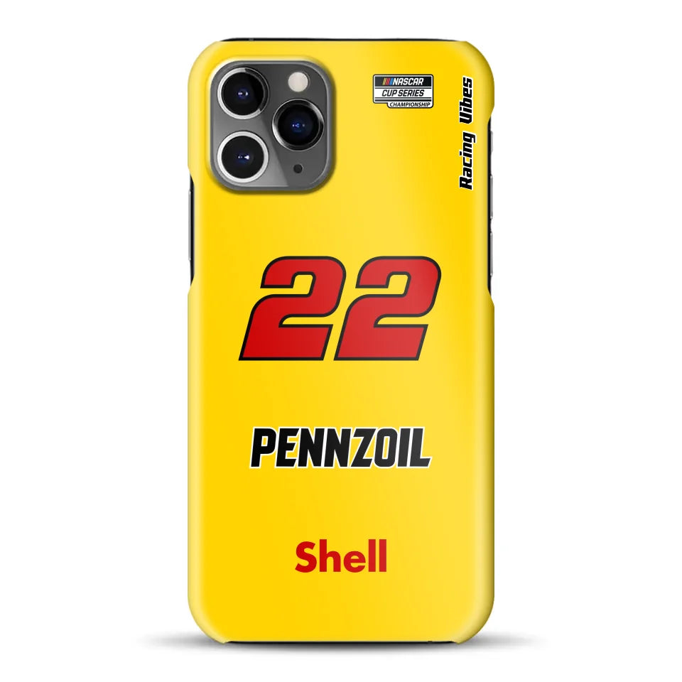 Nascar Joey Logano Champion 2024 Livery - Custodia rigida per iPhone