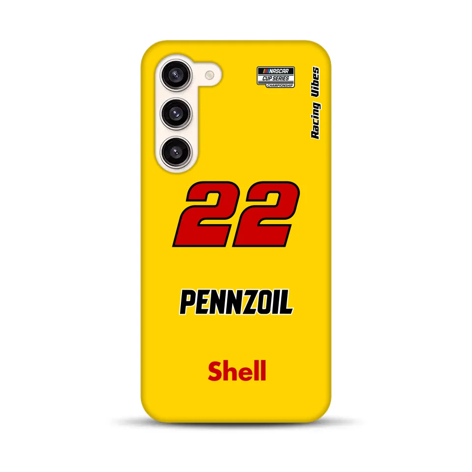 Nascar Joey Logano Champion 2024 Livery - Individuelle Premium Hülle für Samsung