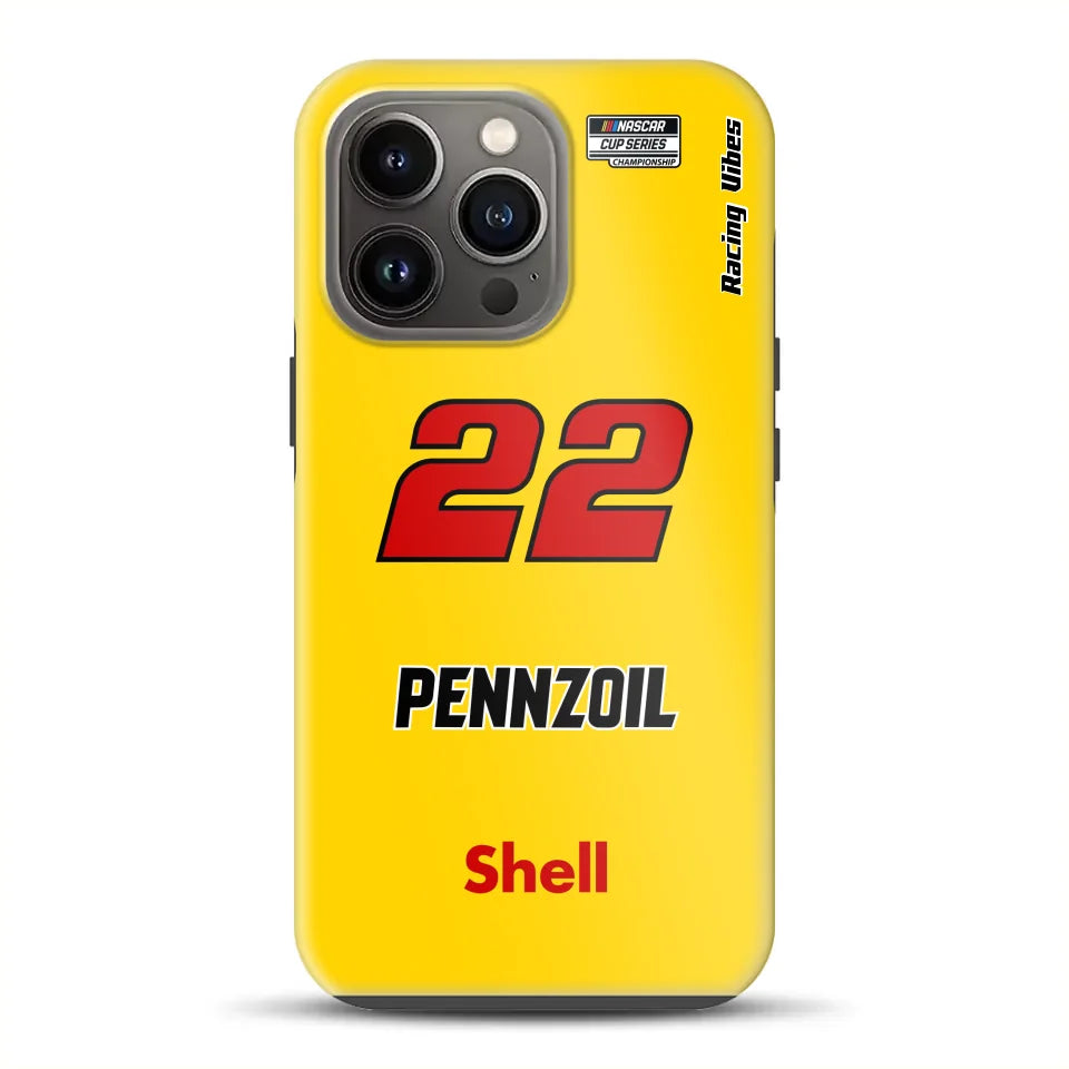 Nascar Joey Logano Champion 2024 Livery - Individuelle Premium Hülle für iPhone