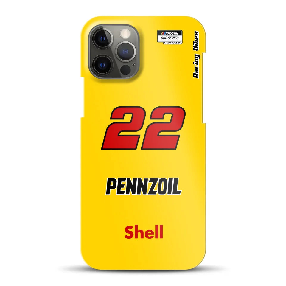 Nascar Joey Logano Champion 2024 Livery - Custodia rigida per iPhone