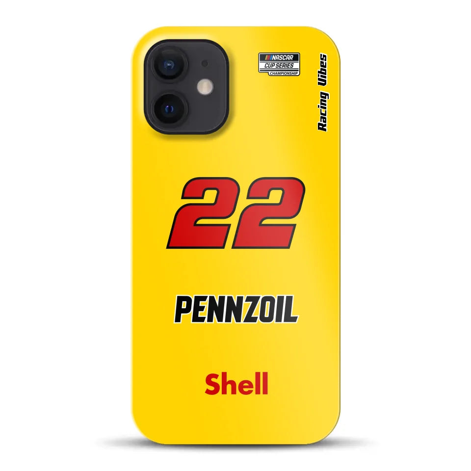 Nascar Joey Logano Champion 2024 Livery - Custodia rigida per iPhone