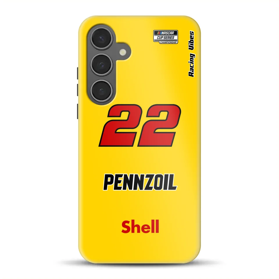 Nascar Joey Logano Champion 2024 Livery - Individuelle Premium Hülle für Samsung