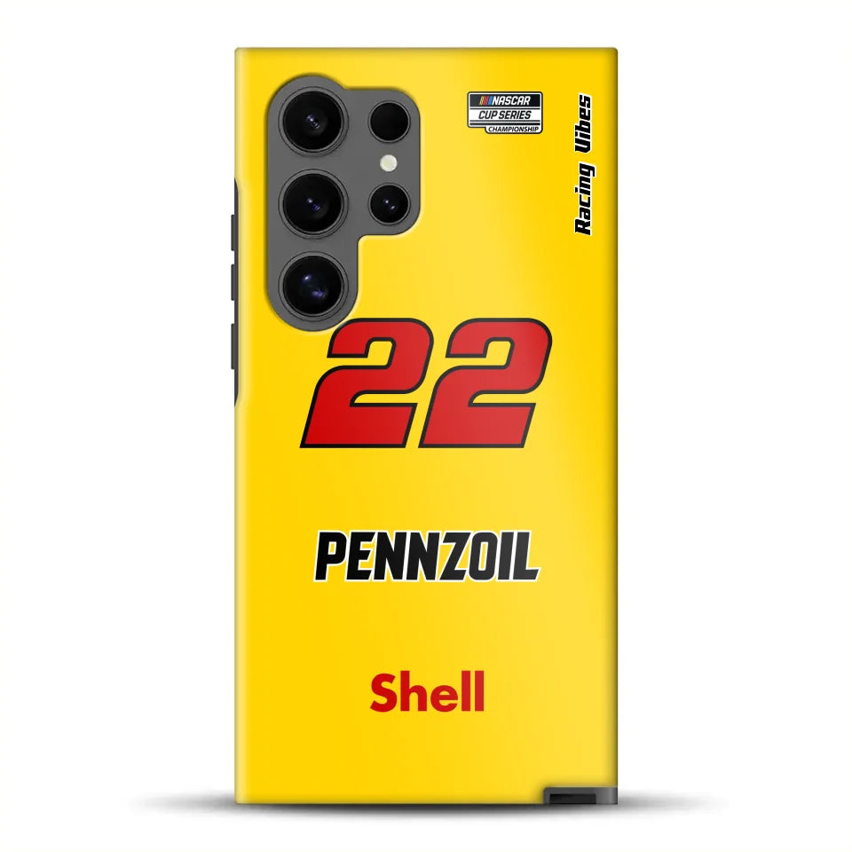 Nascar Joey Logano Champion 2024 Livery - Individuelle Premium Hülle für Samsung