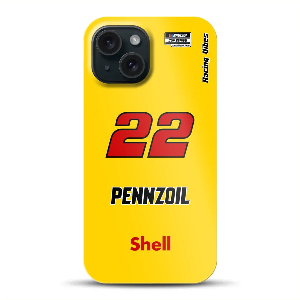 Nascar Joey Logano Champion 2024 Livery - Individuelle Premium Hülle für iPhone
