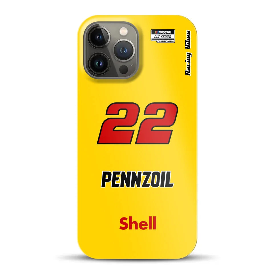 Nascar Joey Logano Champion 2024 Livery - Custodia rigida per iPhone