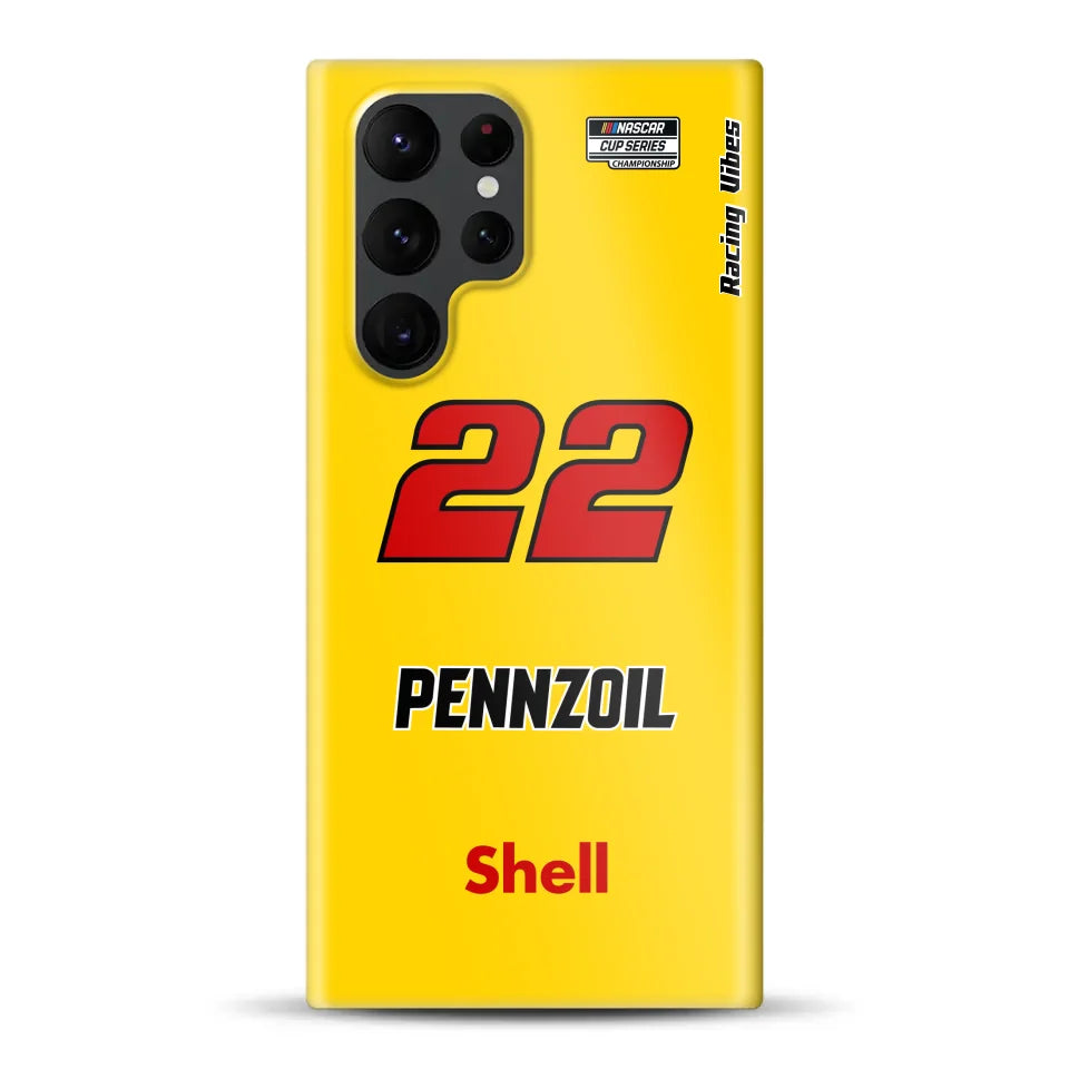 Nascar Joey Logano Champion 2024 Livery - Individuelle Hardcase Hülle für Samsung