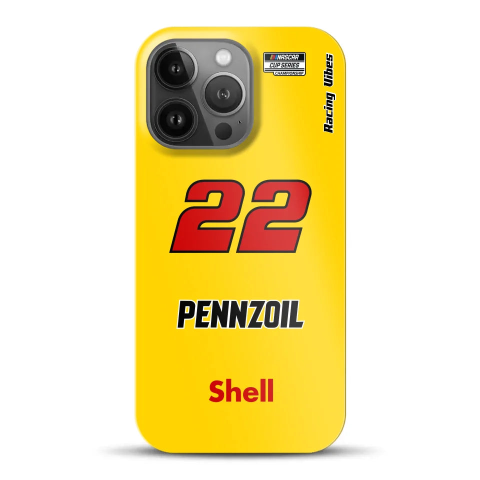 Nascar Joey Logano Champion 2024 Livery - Custodia rigida per iPhone