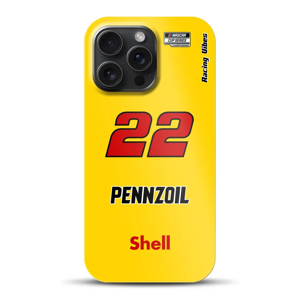 Nascar Joey Logano Champion 2024 Livery - Individuelle Premium Hülle für iPhone