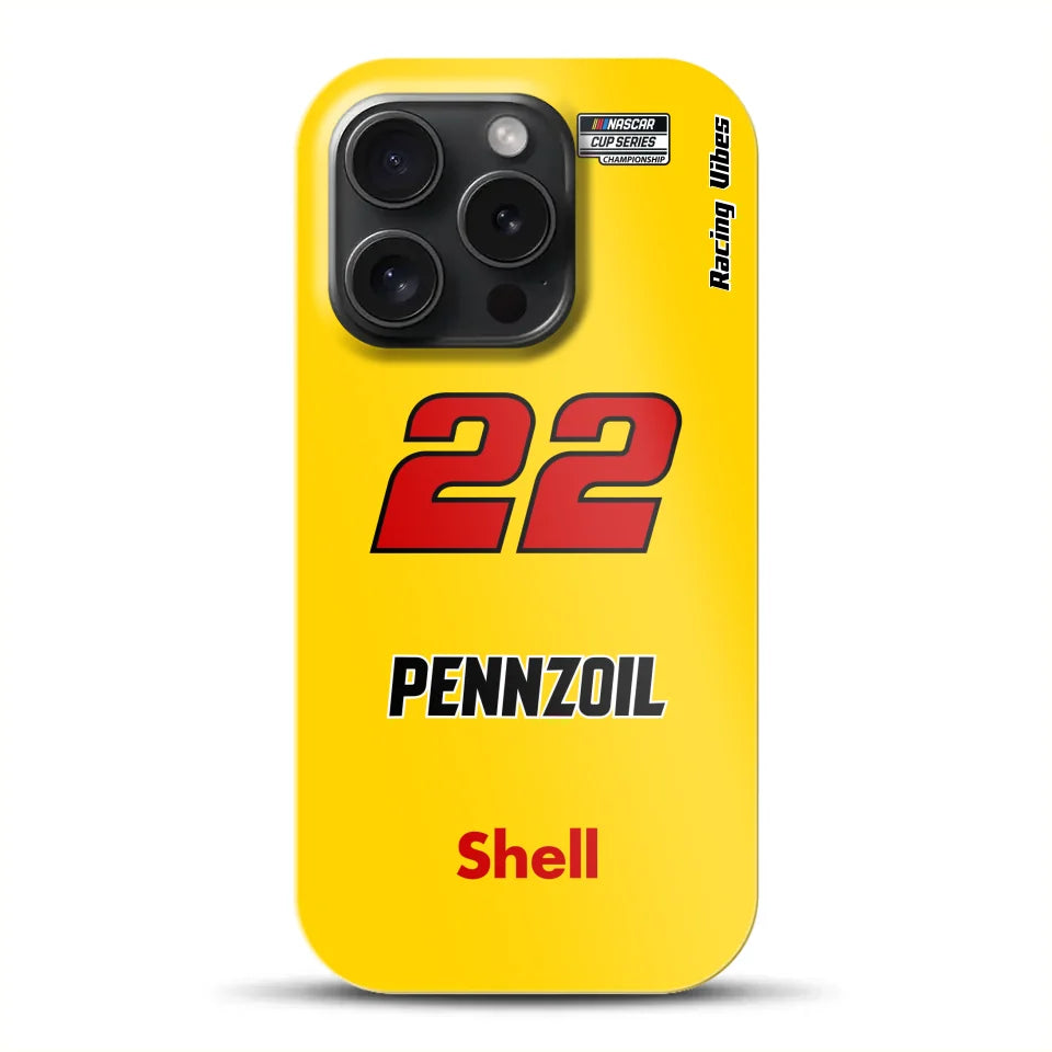 Nascar Joey Logano Champion 2024 Livery - Individuelle Premium Hülle für iPhone