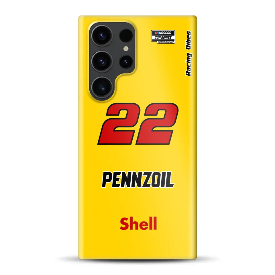 Nascar Joey Logano Champion 2024 Livery - Individuelle Hardcase Hülle für Samsung