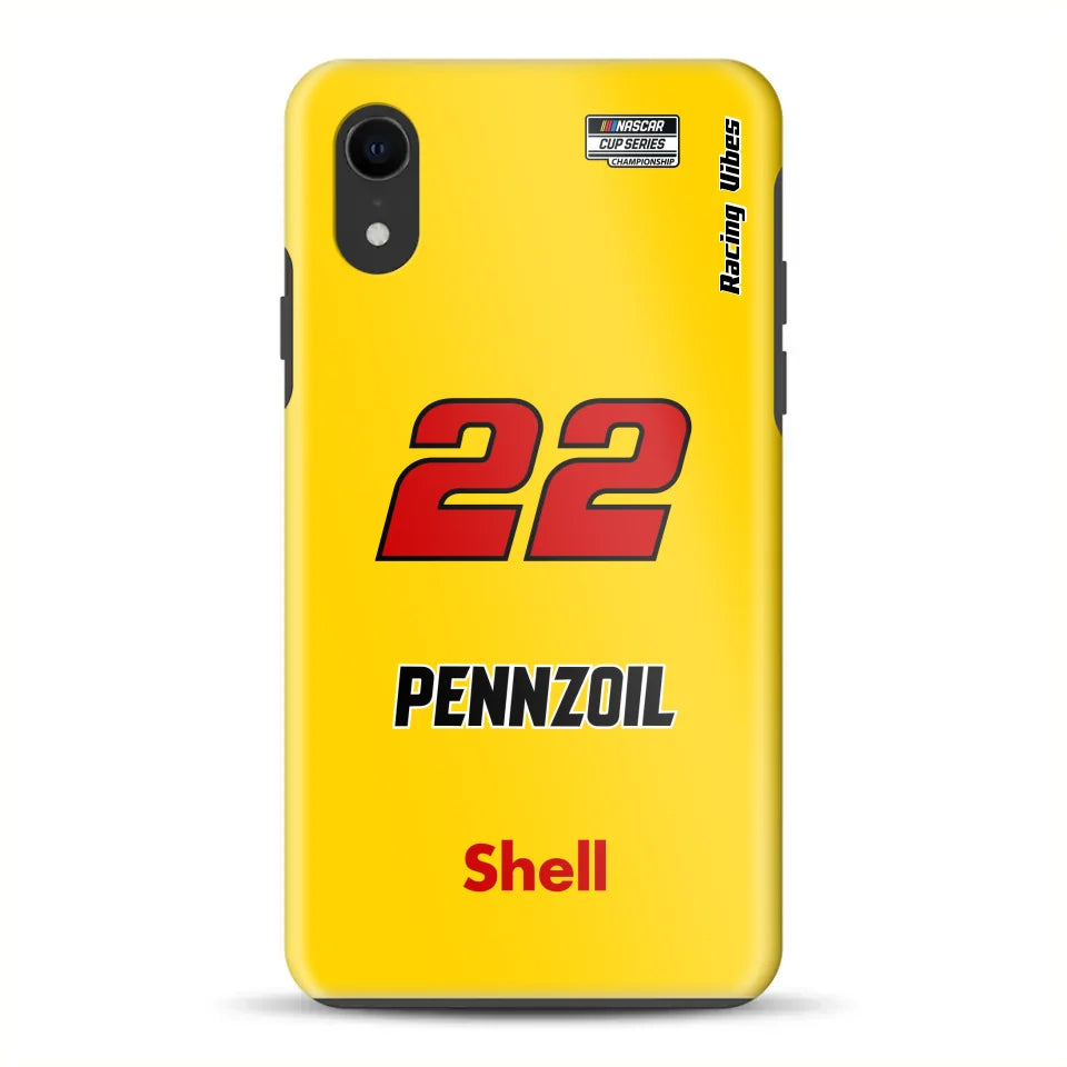 Nascar Joey Logano Champion 2024 Livery – Custodia premium personalizzata per iPhone