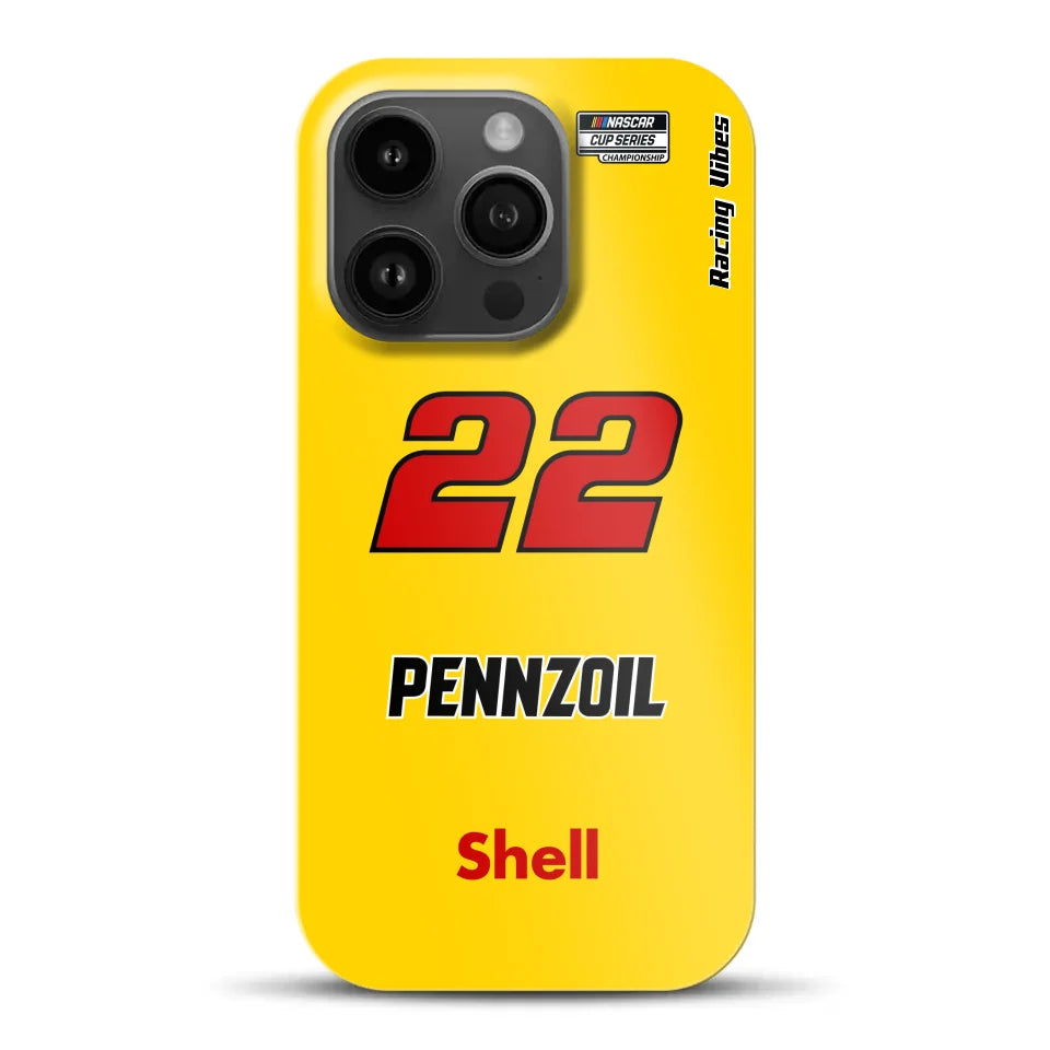 Nascar Joey Logano Champion 2024 Livery - Custodia rigida per iPhone