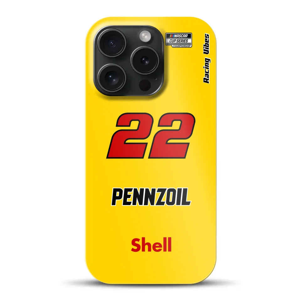 Nascar Joey Logano Champion 2024 Livery - Custodia rigida per iPhone