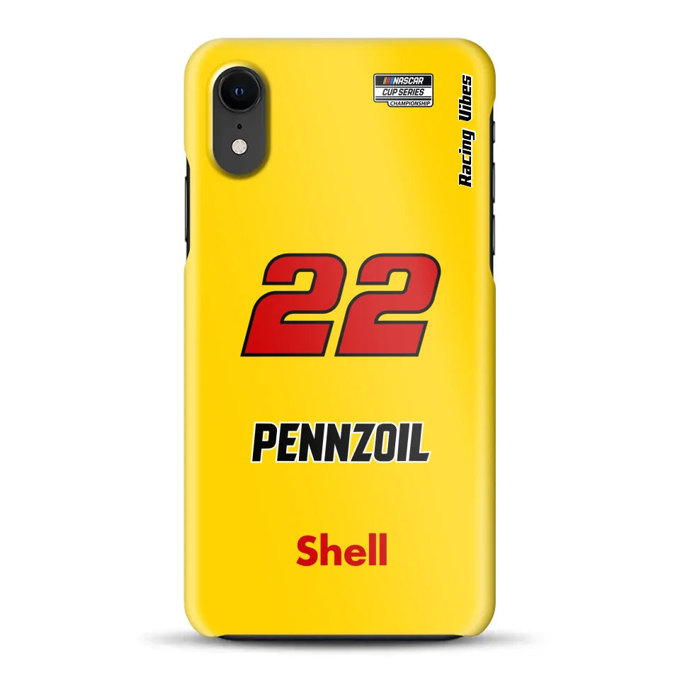 Nascar Joey Logano Champion 2024 Livery - Custodia rigida per iPhone
