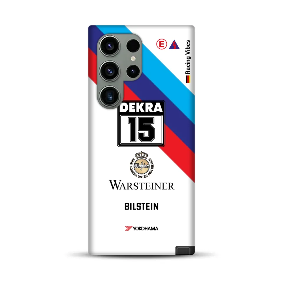 M3 E30 #15 DTM Champion 1989 Livery – Custodia premium personalizzata per Samsung