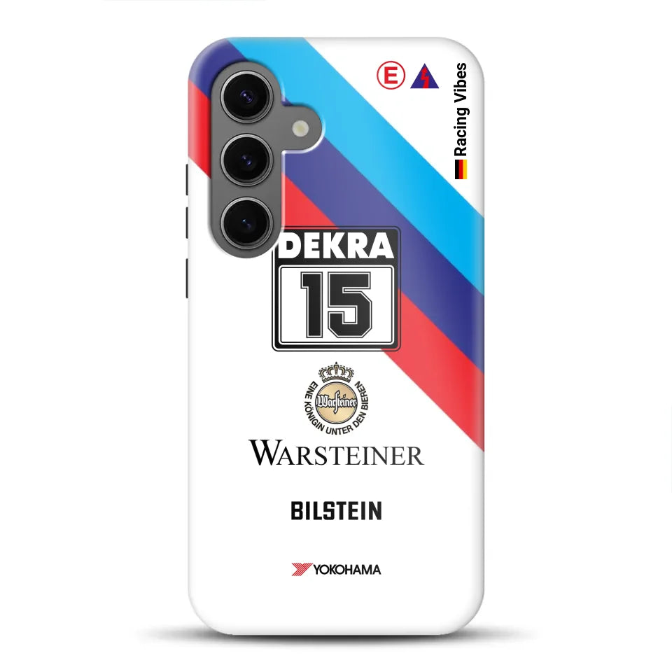 M3 E30 #15 DTM Champion 1989 Livery – Custodia premium personalizzata per Samsung