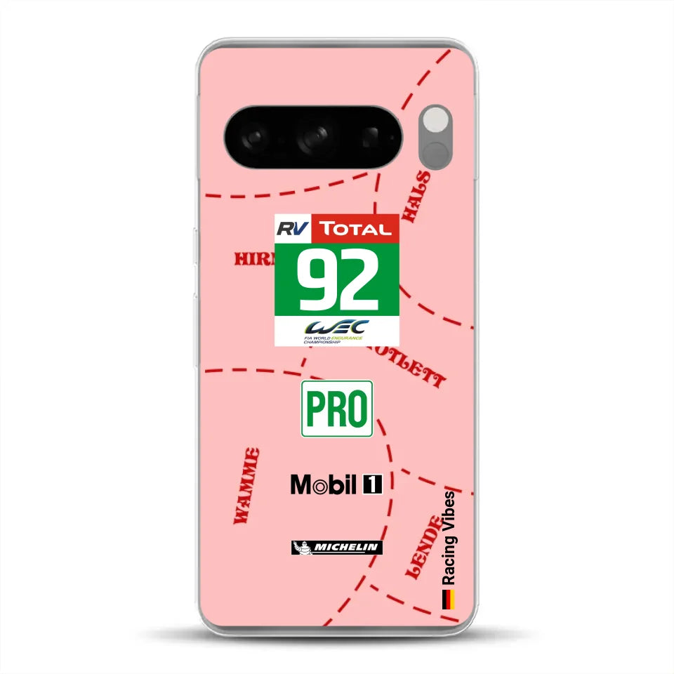 Pink Pig Porsche RSR Livery - Personnalisé coque pour Google