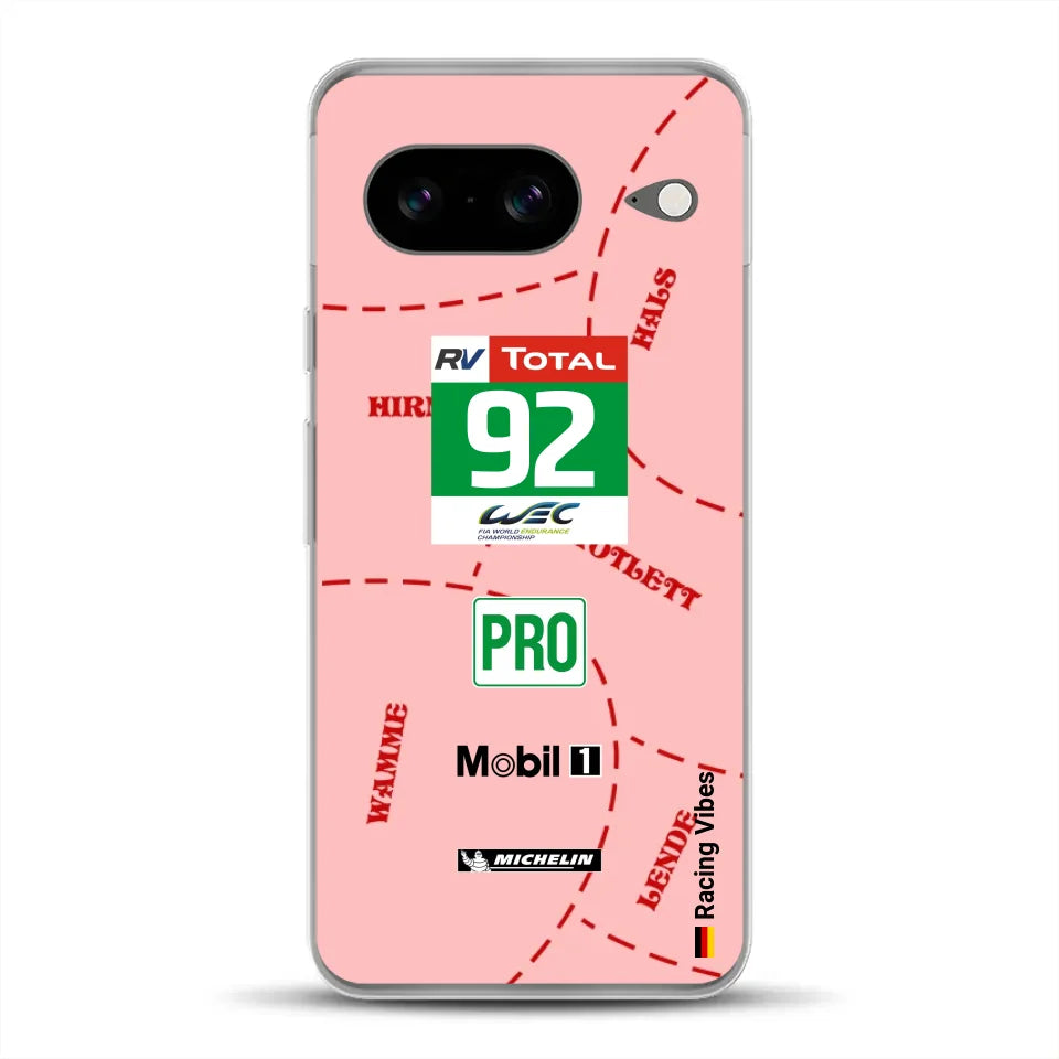 Pink Pig Porsche RSR Livery - Personnalisé coque pour Google