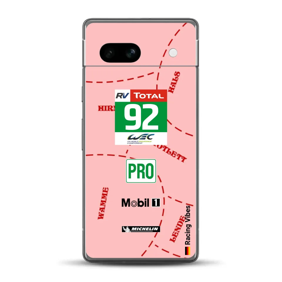 Pink Pig Porsche RSR Livery - Personnalisé coque pour Google