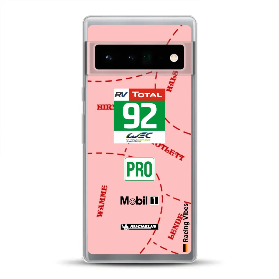 Pink Pig Porsche RSR Livery - Personnalisé coque pour Google