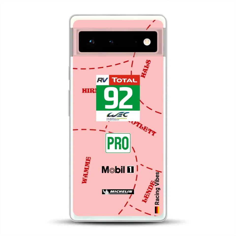 Pink Pig Porsche RSR Livery - Personnalisé coque pour Google