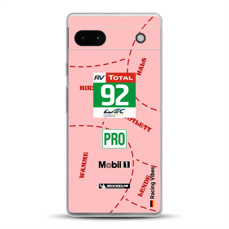 Pink Pig Porsche RSR Livery - Personnalisé coque pour Google