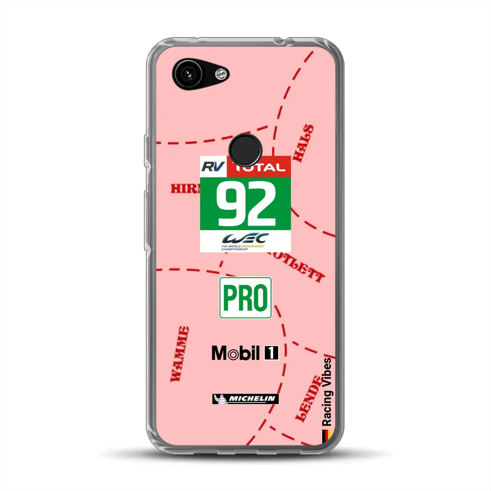 Pink Pig Porsche RSR Livery - Personnalisé coque pour Google