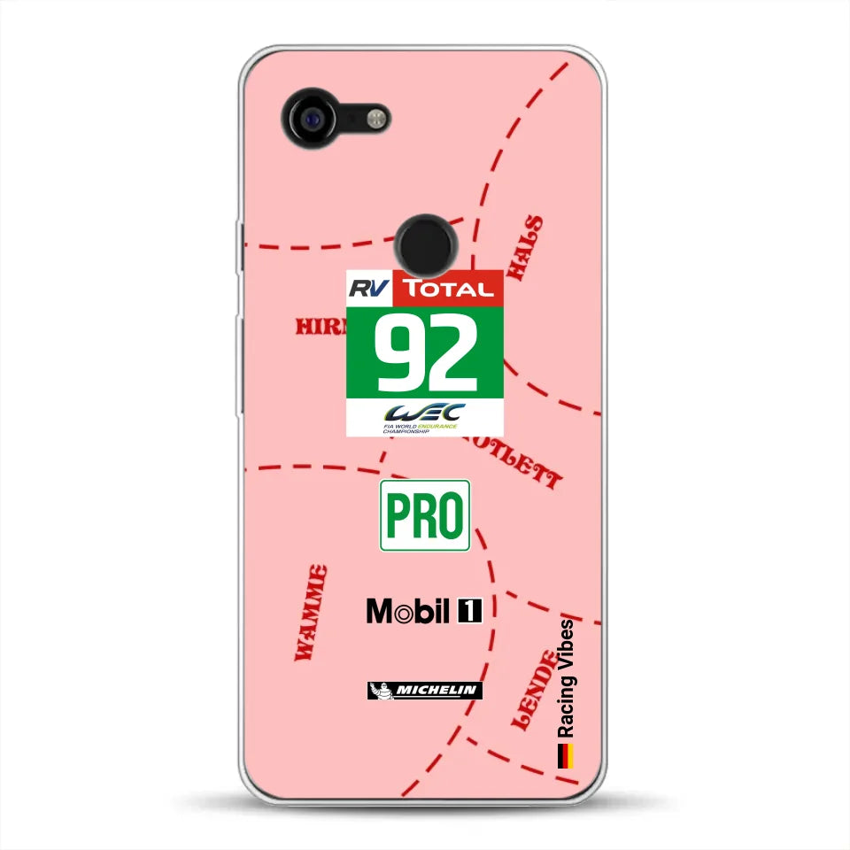 Pink Pig Porsche RSR Livery - Personnalisé coque pour Google