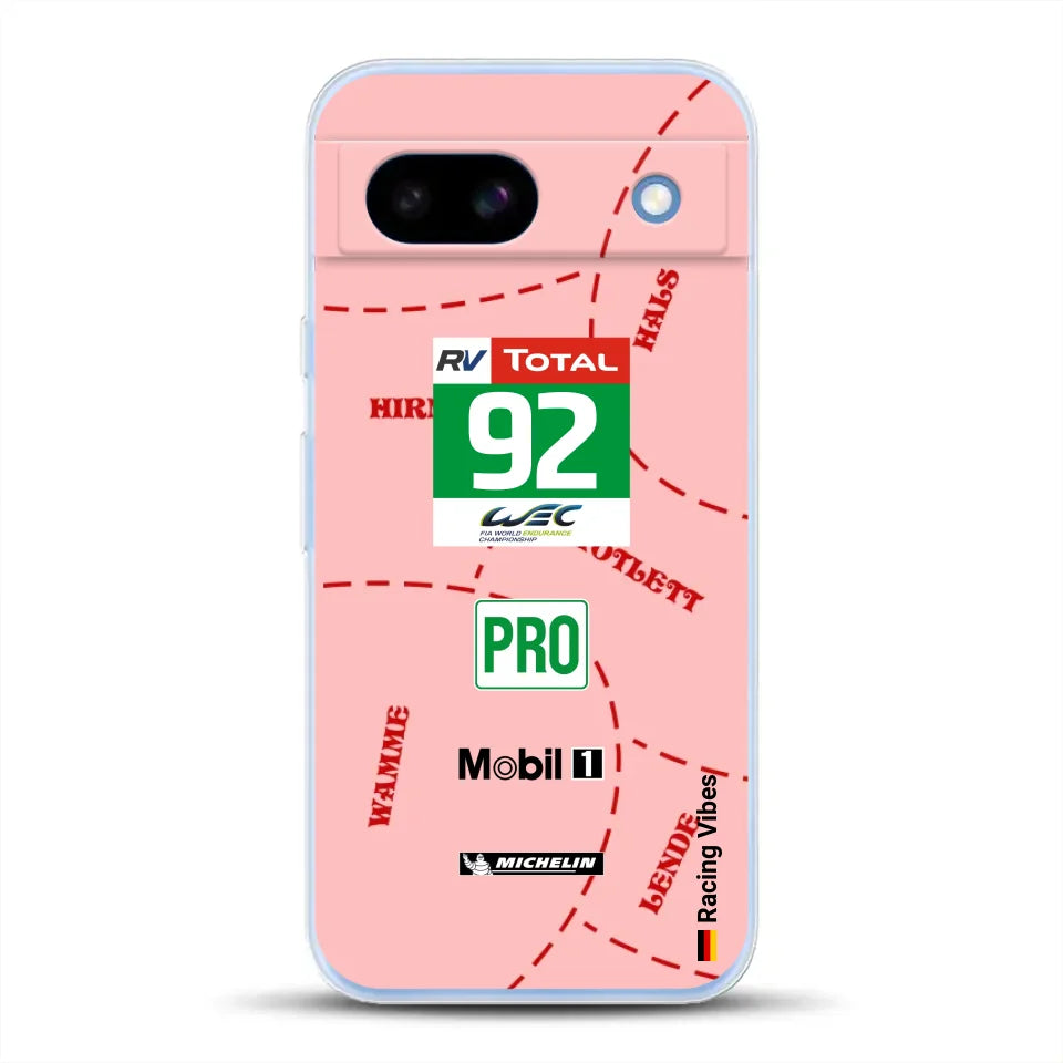 Pink Pig Porsche RSR Livery - Personnalisé coque pour Google
