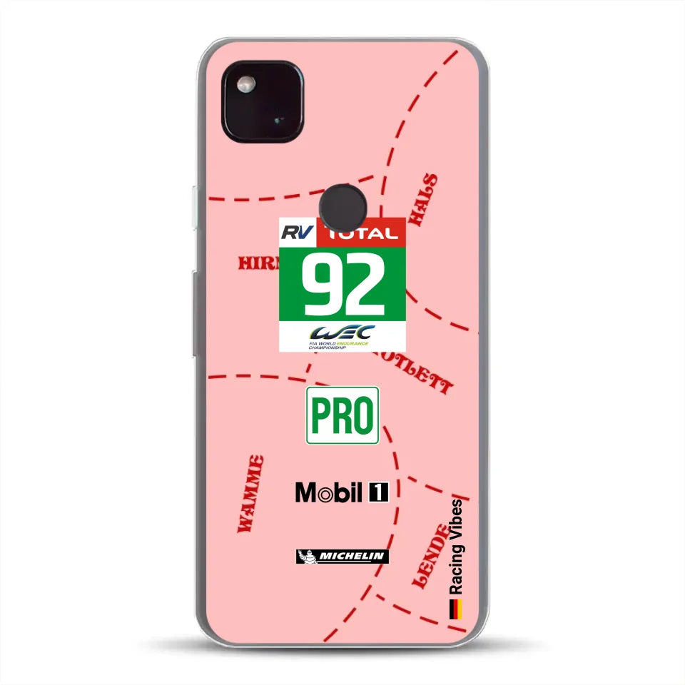 Pink Pig Porsche RSR Livery - Personnalisé coque pour Google